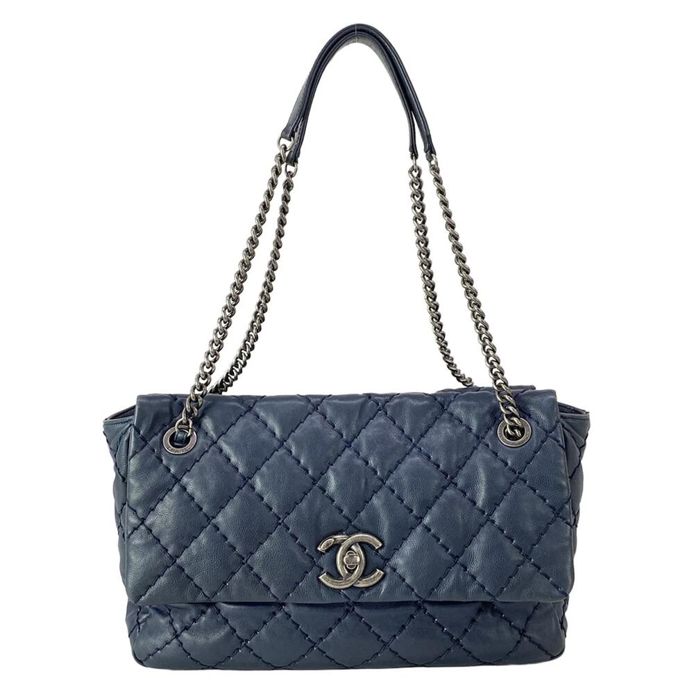 Chanel Wild Stitch/Turnlock Shoulder Bag